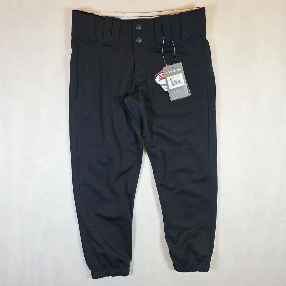 Easton Black Baseball/Softball Pants Size S Athletic Sportswear Uniform Style